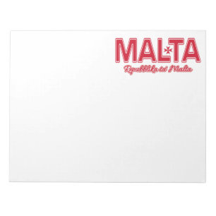 Bloc De Notas MALTA personalizado notepad