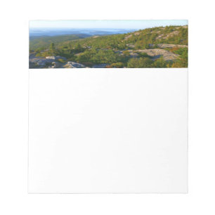 Bloc De Notas Mañana en la cima de la montaña Cadillac en Acadia