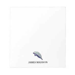 Bloc De Notas Manatee Monogram Nautical