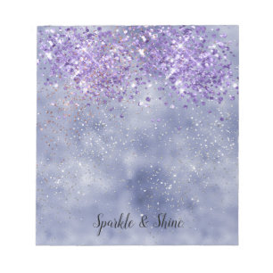 Bloc De Notas Mancha dorada púrpura