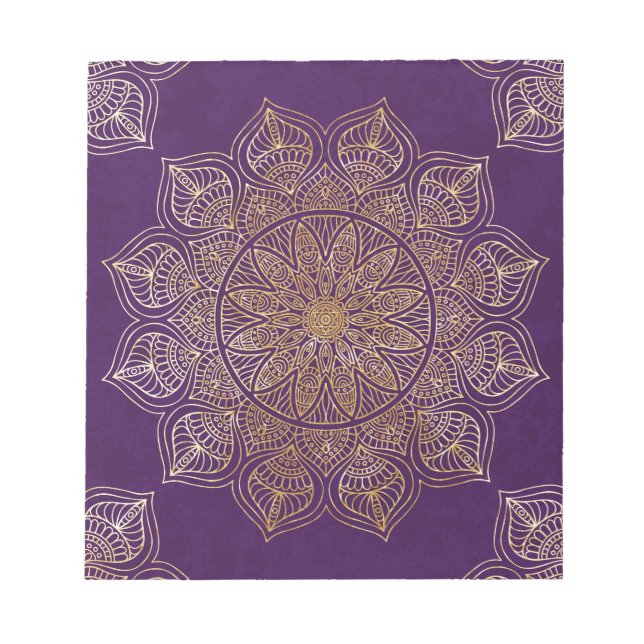 Bloc De Notas Mandala dorada (Frente)