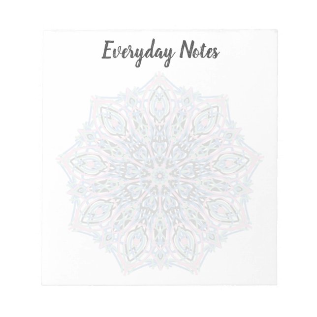 Bloc De Notas Mandala Spiritual Personalized. (Frente)