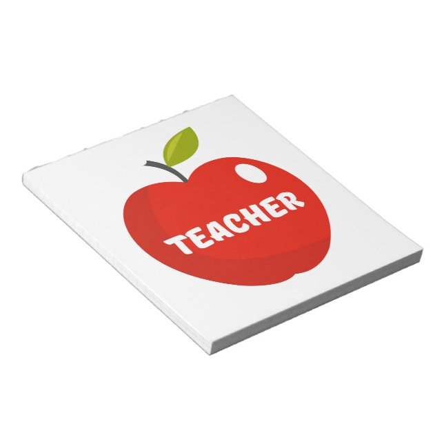 Bloc De Notas Manzana de los maestros (Lado Derecho)