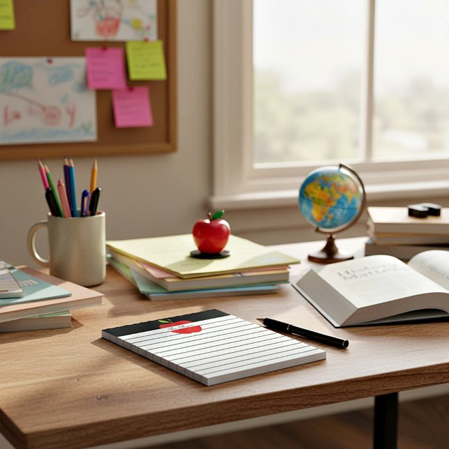 Bloc De Notas manzana del profesor (Subido por el creador)