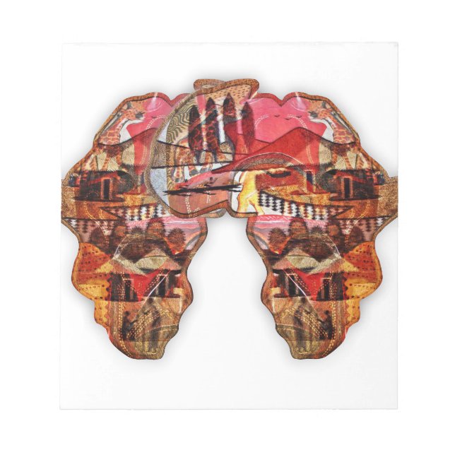 Bloc De Notas Mapa africano: Celebrando la temporada con la cult (Frente)