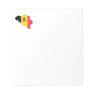 Bloc De Notas Mapa de Bélgica