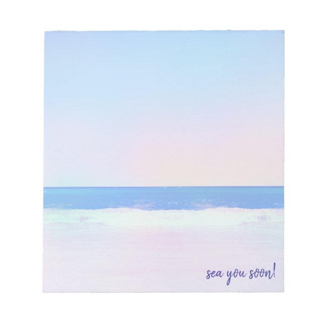 Bloc De Notas mar usted pronto - notepad (Frente)