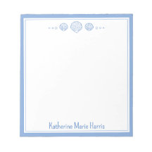 Maravillas de azulado y de vieiras personalizadas