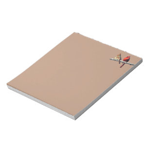 Bloc De Notas Maravillas silenciosas Cardenales de Notepad