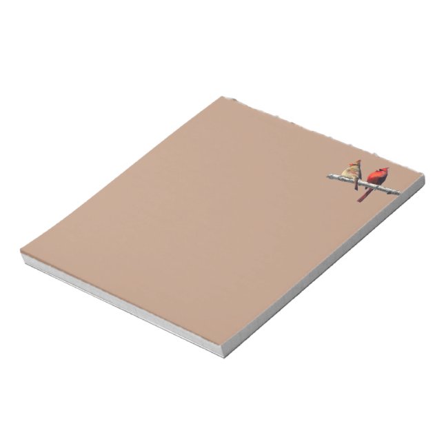 Bloc De Notas Maravillas silenciosas Cardenales de Notepad (Lado Izquierdo)
