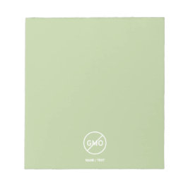 Bloc De Notas Marcado natural ecológico no transgénico personali