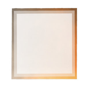 Bloc De Notas Marco fotográfico de la tarjeta Naranja plana clás