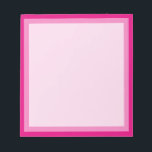 Bloc De Notas Marco fotográfico Rosy Pink Classic Boarder<br><div class="desc">Esta es una linda fabulosa foto verde azulada con marco de foto de caracol plano para notar una manera memorable.</div>
