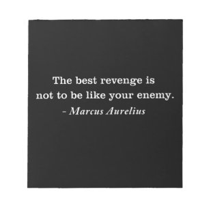 Bloc De Notas Marcus Aurelius Revenge Stoic Cita Notepad