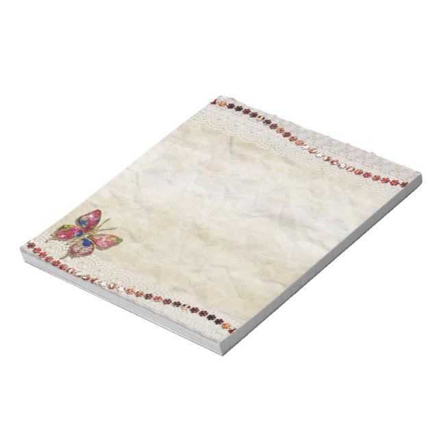 Bloc De Notas Mariposa (Lado Izquierdo)