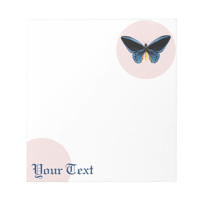 Bloc De Notas Mariposa Ala de Pájaro (Frente)