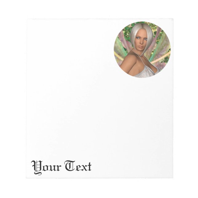 Bloc De Notas Mariposa de hadas (Frente)