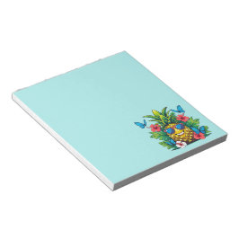 Bloc De Notas Mariposa de piña en crecimiento Hibiscus