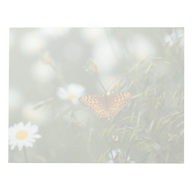 Bloc De Notas Mariposa Fritillary del Pacífico (Frente)