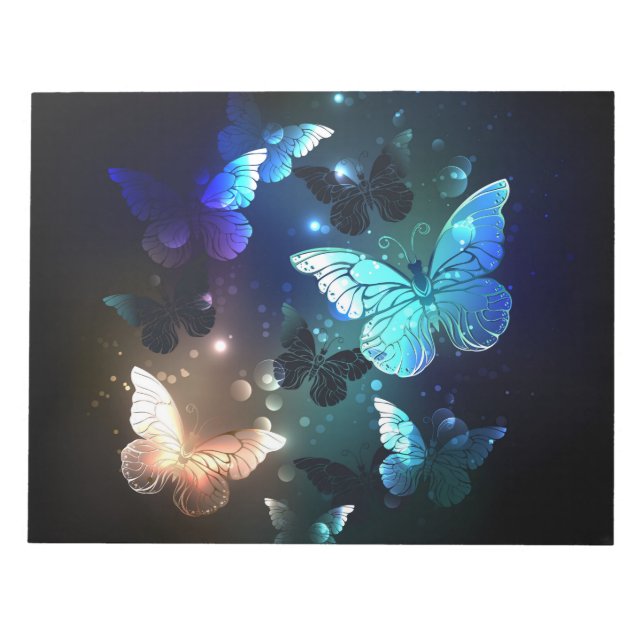 Bloc De Notas Mariposa nocturna fluida (Frente)