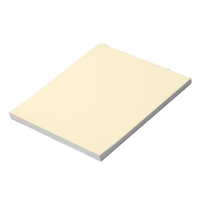 Bloc De Notas Mariposa pálida Color sólido amarillo (Lado Izquierdo)