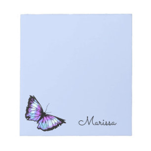 Bloc De Notas "Mariposa púrpura "