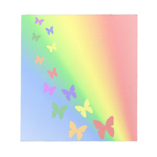 Bloc De Notas Mariposas arcoiris