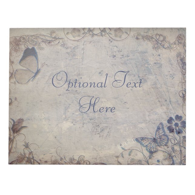 Bloc De Notas Mariposas de época (Frente)