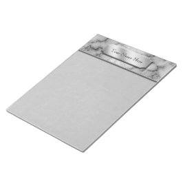 Bloc De Notas Mármol blanco y negro