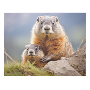 Bloc De Notas Marmot Animal Wild Beauty Freedom Wilderness Love
