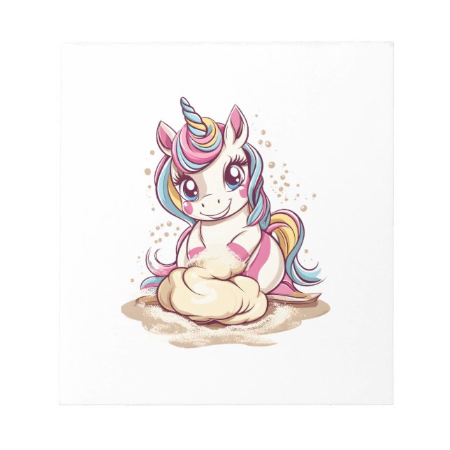 Bloc De Notas Masa de panadero unicornio (1) (Frente)
