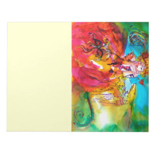 Bloc De Notas Máscara de carnaval de MIRANDOLINA / Veneciana