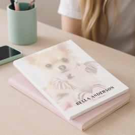 Bloc De Notas mascota de perro fotográfico personalizado