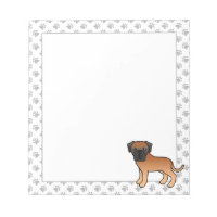 Mastín inglés albaricoque dibujo animado lindo per