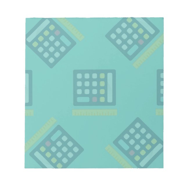 Bloc De Notas Matemática de los calculadores (Frente)