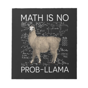 Bloc De Notas Math is No Prob-Llama - Math Llama Teacher