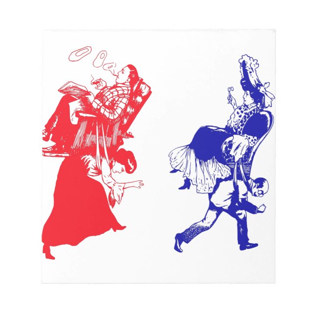 Bloc De Notas matrimonio victoriano divertido (Frente)