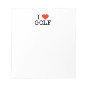 Bloc De Notas Me encanta el golf