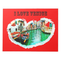 Bloc de notas me encanta VENECIA