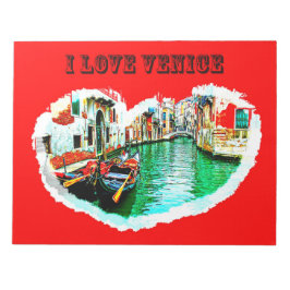 Bloc de notas me encanta VENECIA