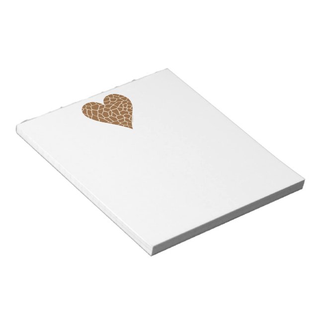 Bloc De Notas Me encantan las jirafas (Lado Derecho)