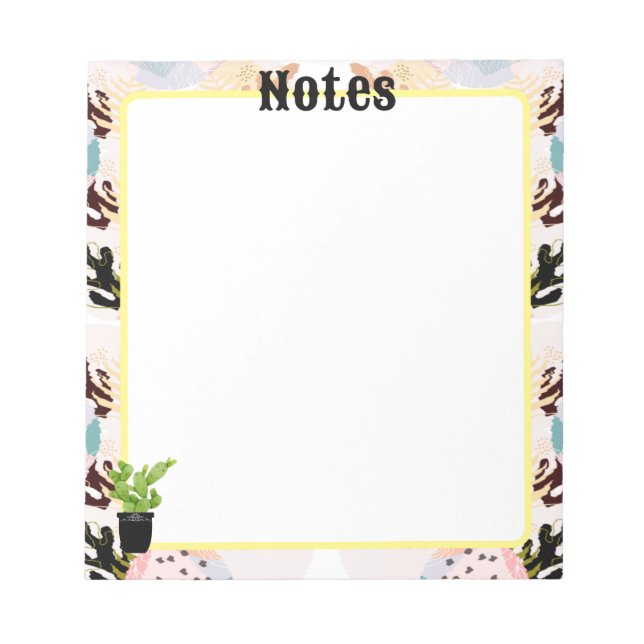 Bloc De Notas Me encantan las plantas (Frente)