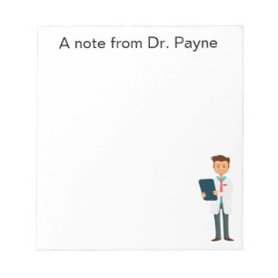 Bloc De Notas Médica personalizado, Enfermera, Notepad Dentista