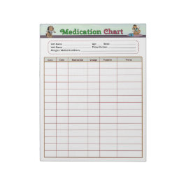 Bloc De Notas Medicación mascota