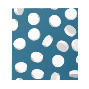 Bloc De Notas medicamentos para pastillas azules