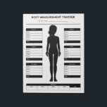 Bloc De Notas Mediciones corporales Chica del Rastreador de Pérd<br><div class="desc">Mediciones corporales Pérdida de peso Bloc de notas del Chica de seguimiento de la aptitud para la puesta en forma. Registra tu progreso cada semana con este bloc de notas del rastreador de medición del cuerpo.</div>
