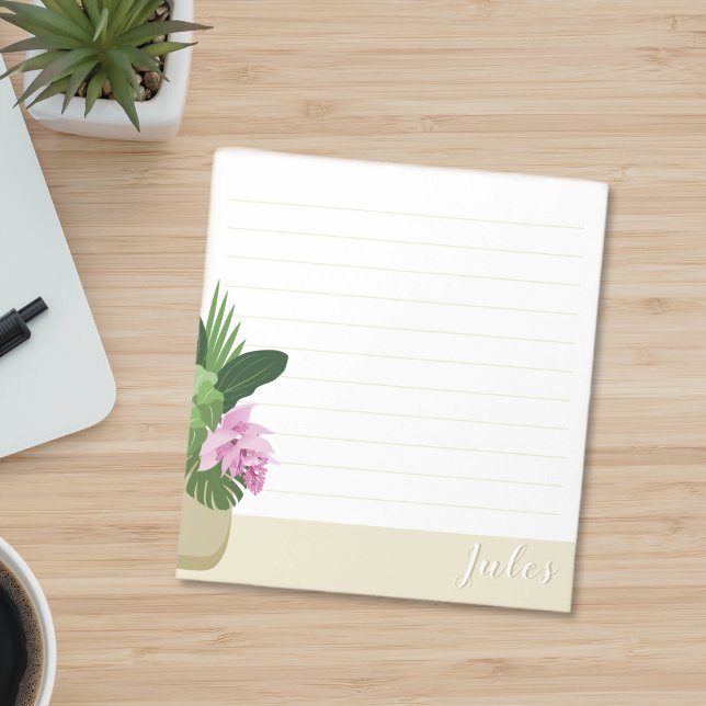 Bloc De Notas Medinilla Tropical Flor Amarillo Nombre de la male (Subido por el creador)