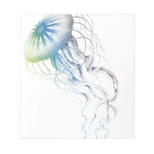 Bloc De Notas medusa colorida