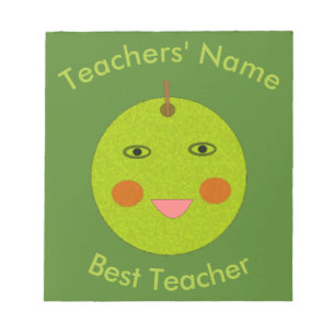 Bloc De Notas Mejor maestro Feliz Personalizado Apple Notepad