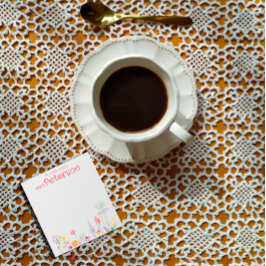 Bloc De Notas Mejor maestro Floral margarita acuarela